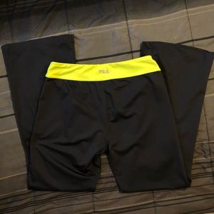 Fila athletic yoga pants / S